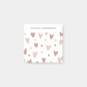 Post-it® Doodle Pink and Red Hearts