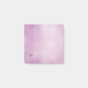 Post-it® Dot Art Black Widow Spider en Web