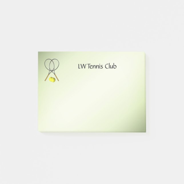 Post-it® Doubles de tennis Green (Devant)