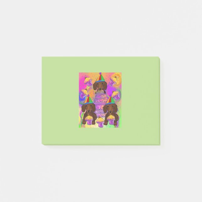 Post-it® Doxies rouges (Devant)