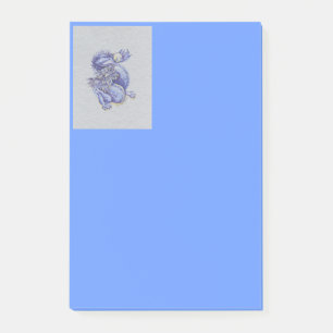 Post-it® Dragon bleu