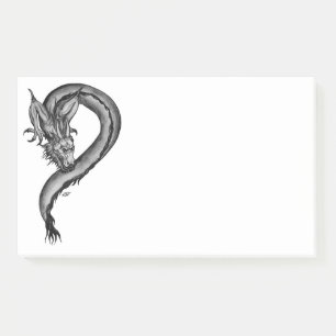 Post-it® Dragon en style tatouage