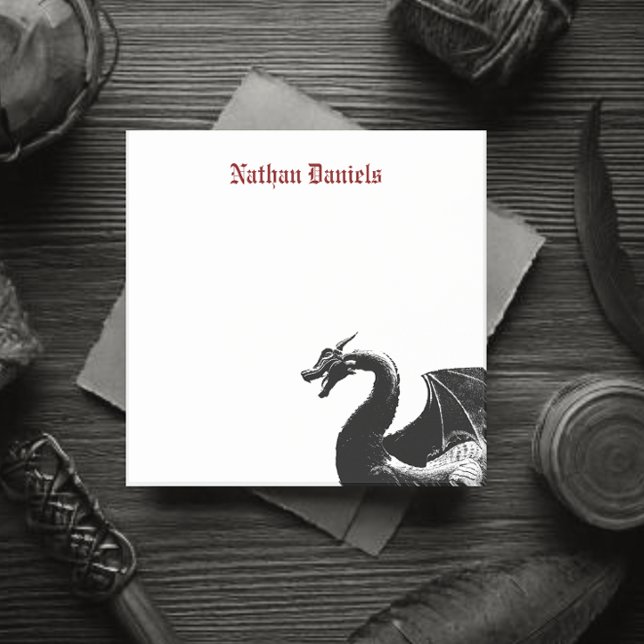 Post-it® Dragon mythique Personnalisé (Créateur téléchargé)