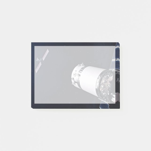 Post-it® Dragon Xl Spacecraft S'Approche D'Une Passerelle L (Devant)