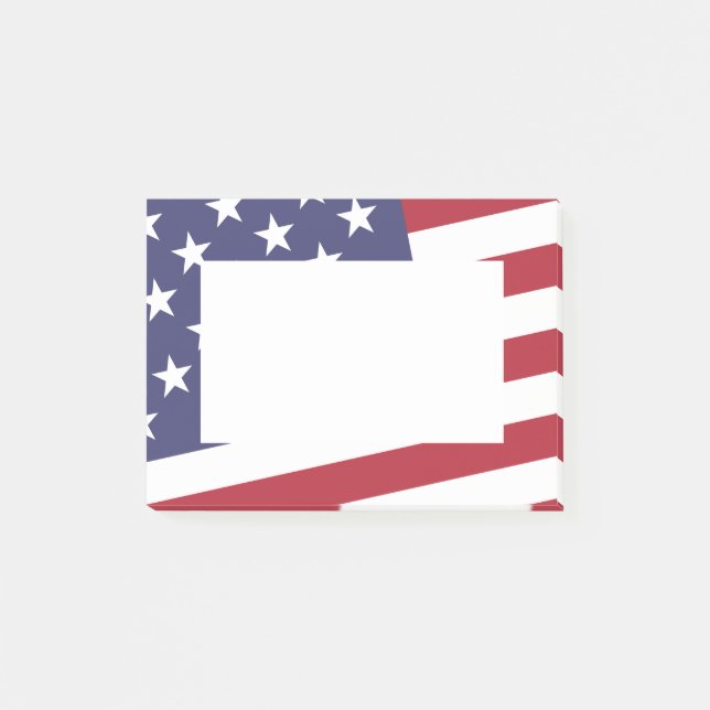 Post-it® Drapeau américain - célébrez les Etats-Unis - 4 (Devant)