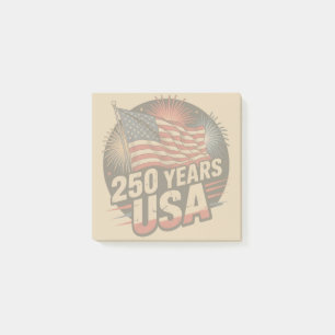 Post-it® Drapeau américain couleurs vintage 250 ans États-U