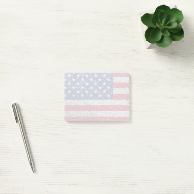 Post-it® Drapeau Américain Patriotique (Bureau)
