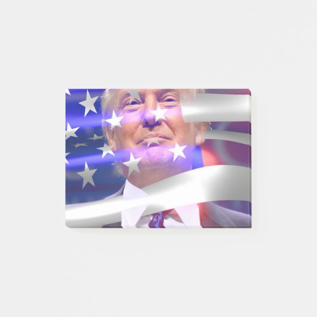 Post-it® drapeau américain trump 2020 (Devant)