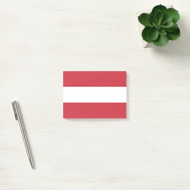Post-it® Drapeau autrichien (Bureau)