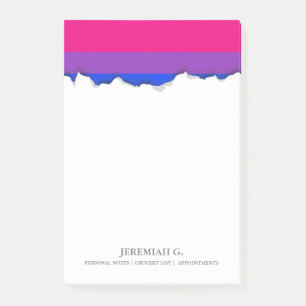 Post-it® Drapeau bisexuel de fierté