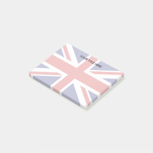 Post-it® Drapeau britannique Union Jack Personnalisé