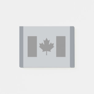 Post-it® Drapeau canadien en style noir