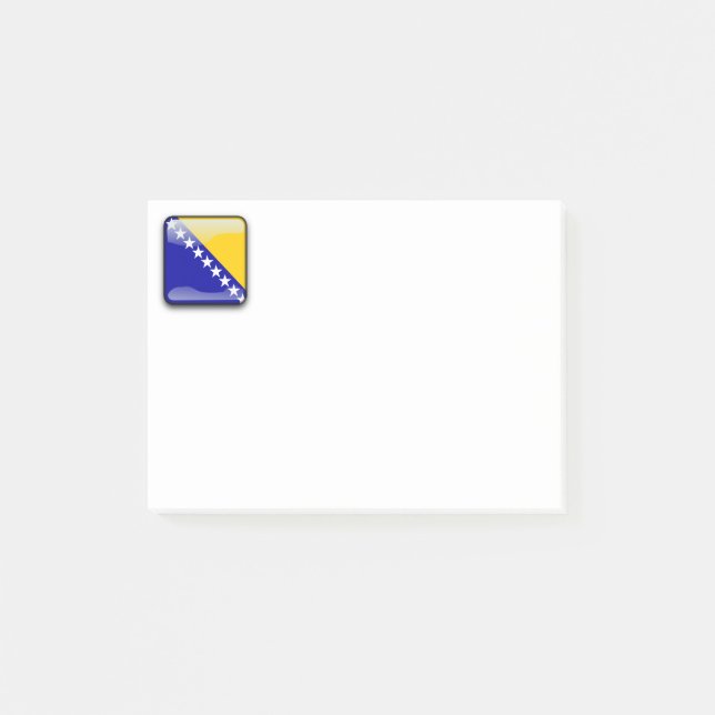 Post-it® Drapeau de Bosnie-Herzégovine (Devant)