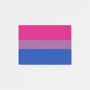 Post-it® Drapeau de fierté bisexuel