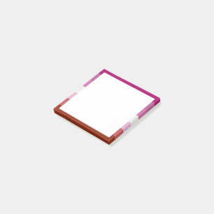 Post-it® Drapeau de fierté lesbienne (Origine)