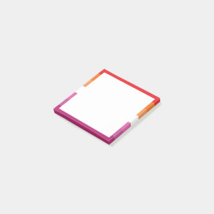 Post-it® Drapeau de fierté lesbienne WLW