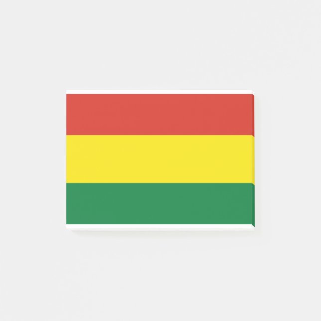 Post-it® Drapeau de la Bolivie (Devant)