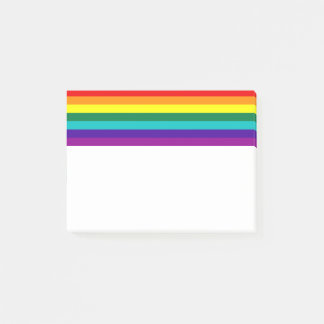 Post-it® Drapeau de la Fierté arc-en-ciel 7 bandes
