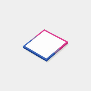 Post-it® Drapeau de la fierté bisexuelle