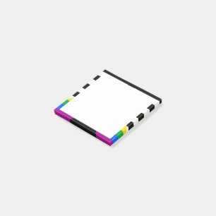Post-it® Drapeau de la fierté de progrès allié