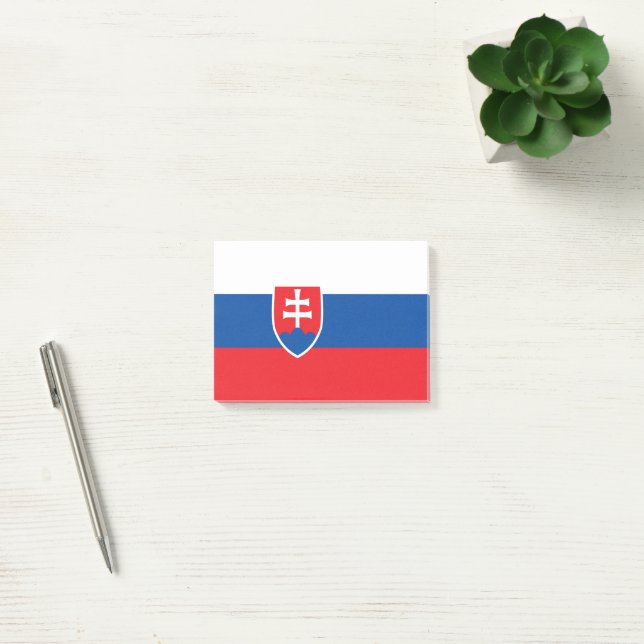 Post-it® Drapeau de la Slovaquie (Bureau)