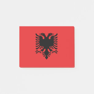 Post-it® Drapeau de l'Albanie - le Flamuri Kombëtar -