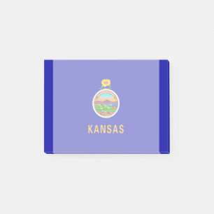 Post-it® Drapeau de l'État du Kansas