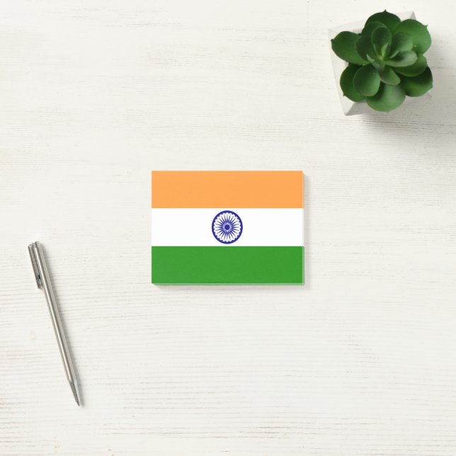 Post-it® Drapeau de l'Inde (Bureau)