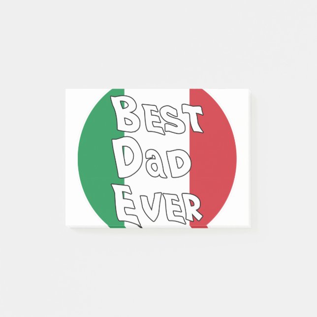Post-it® Drapeau de l'Italie (Devant)