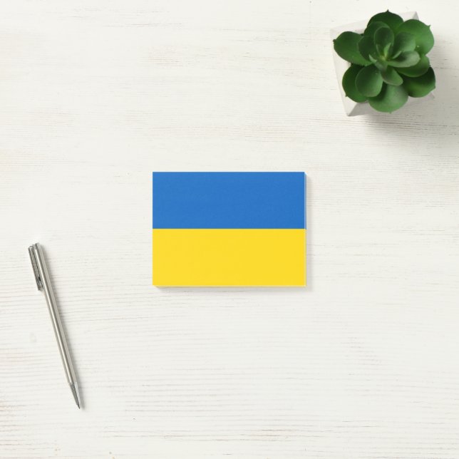 Post-it® Drapeau de l'Ukraine (Bureau)