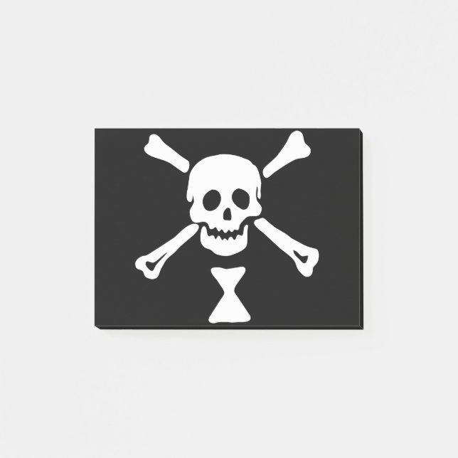 Post-it® Drapeau de pirate d'Emanuel Wynne Jolly Roger (Devant)