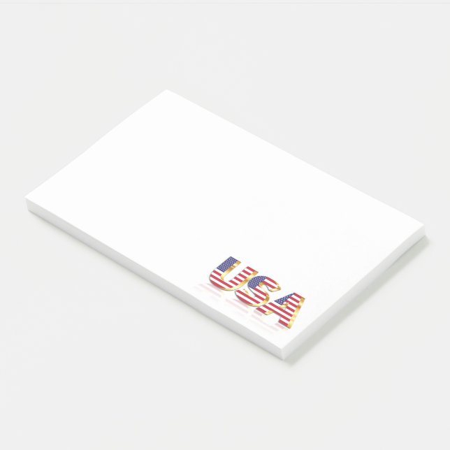 Post-it® Drapeau des Etats-Unis - USA - Patriotique (Incliné)