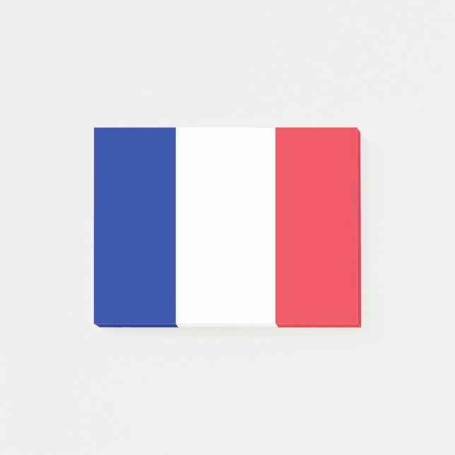 Post-it® Drapeau des notes de Courrier-it® de la France (Devant)