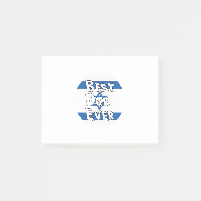Post-it® Drapeau d'Israël pour papa (Devant)