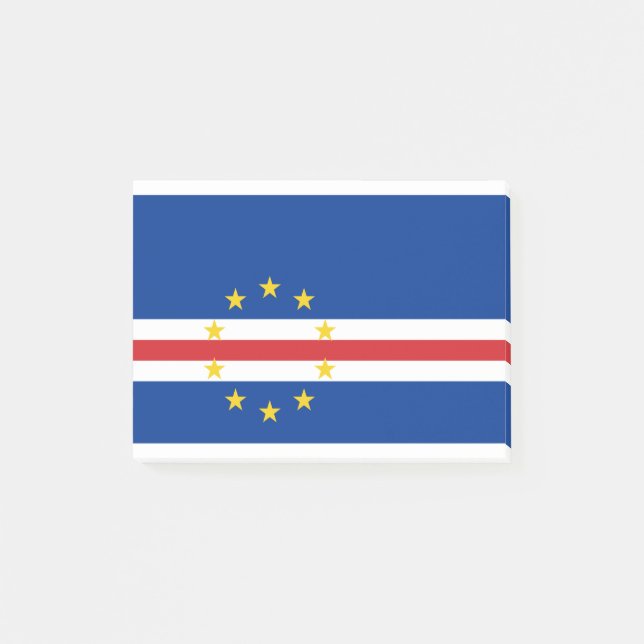 Post-it® Drapeau du Cap-Vert (Devant)