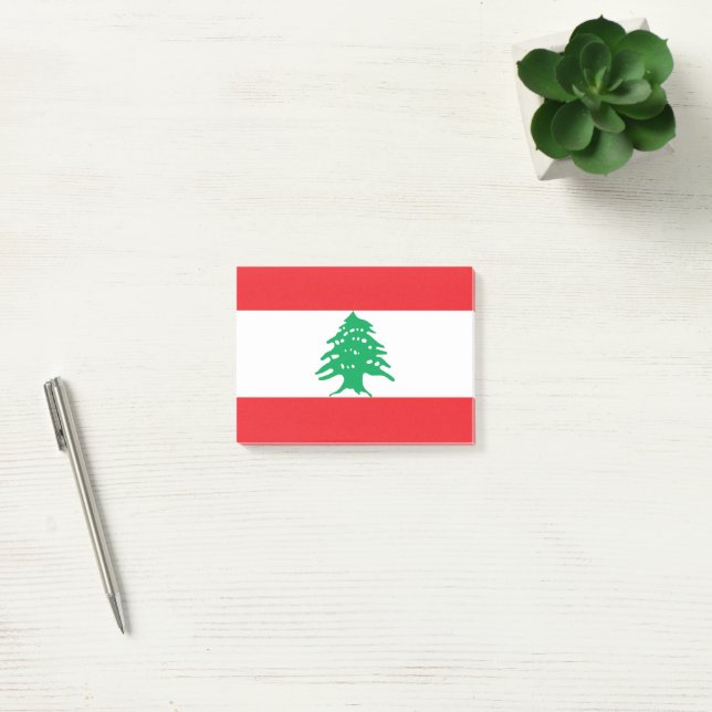 Post-it® Drapeau du Liban (Bureau)