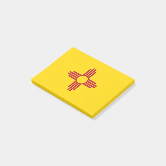 Post-it® Drapeau du Nouveau Mexique (Incliné)