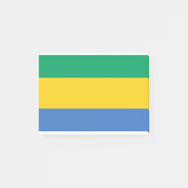 Post-it® Drapeau Gabon (Devant)