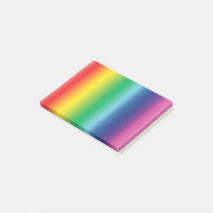 Post-it® Drapeau gay pride moderne motif amusant coloré