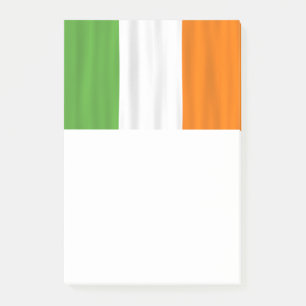 Post-it® Drapeau irlandais Vert Blanc Orange Post-it