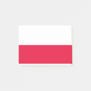 Post-it® Drapeau national de Pologne - Rzeczpospolita Polsk