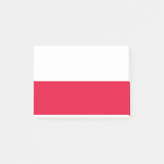 Post-it® Drapeau national de Pologne - Rzeczpospolita Polsk