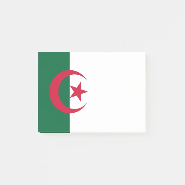 Post-it® Drapeau personnalisé d'étoile et de croissant de (Devant)