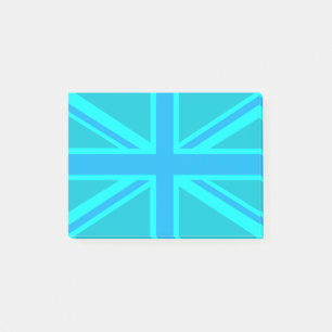 Post-it® Drapeau Turquoise Union Jack britannique