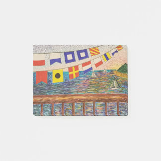 Post-it® Drapeaux de signal nautique de joyeux anniversaire