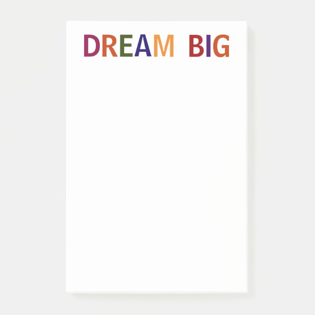 Post-it® Dream Big Multicolore (Devant)