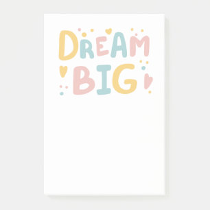Post-it® Dream Big Pastel Hearts