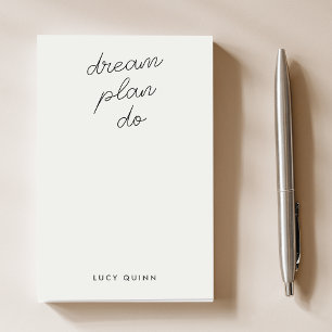 Post-it® Dream Plan Do   Moderne minimaliste gris simple