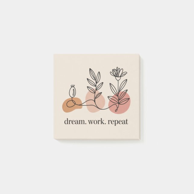 Post-it® Dream. Work. Repeat (Devant)