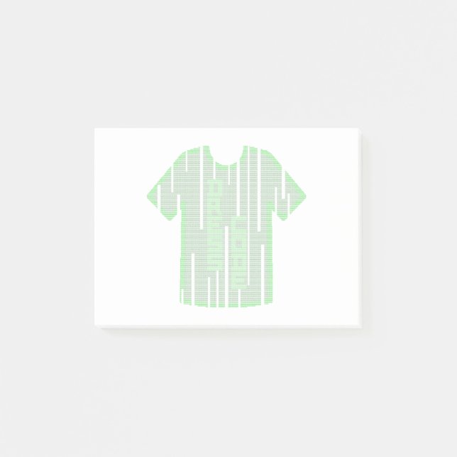 Post-it® DRESS CODE ! (geek, mode, informatique) (Devant)